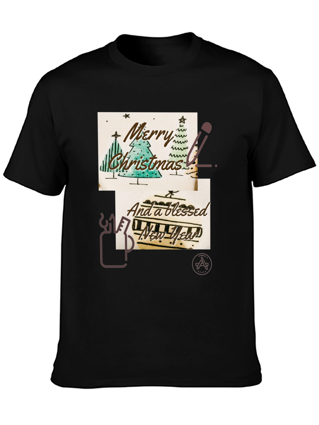 Merry Christmas & Happy New Year Graphic Tee