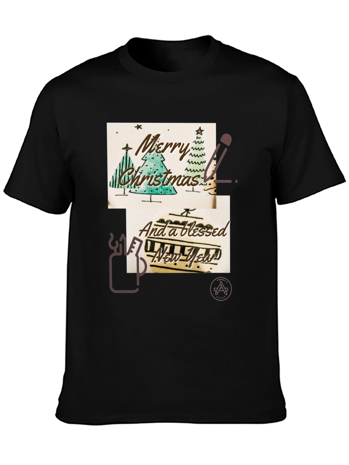 Merry Christmas & Happy New Year Graphic Tee