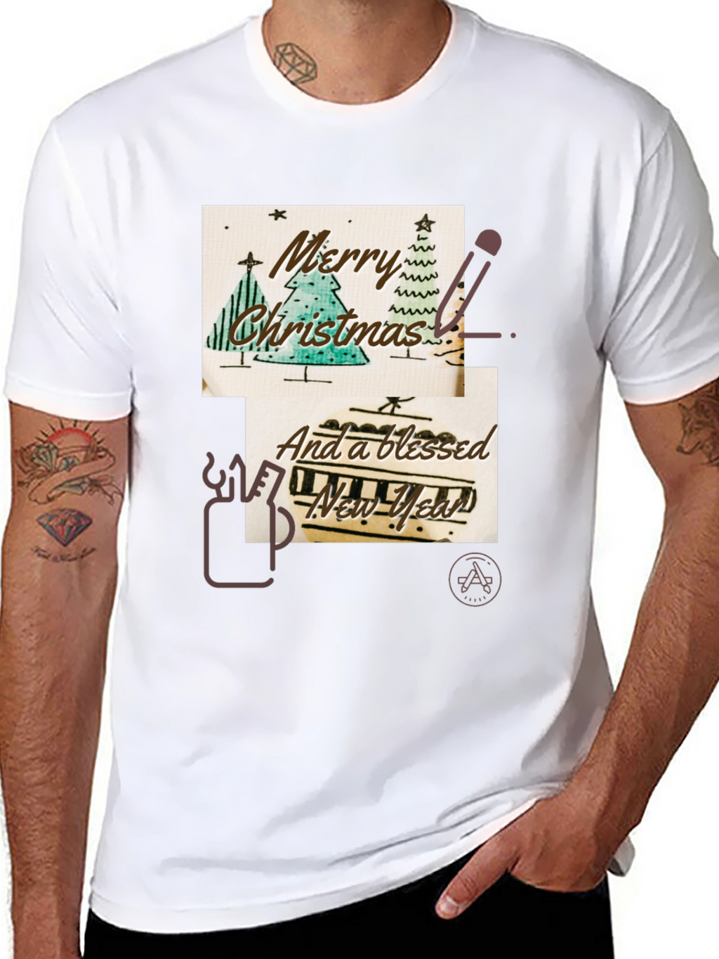 Merry Christmas & Happy New Year Graphic Tee