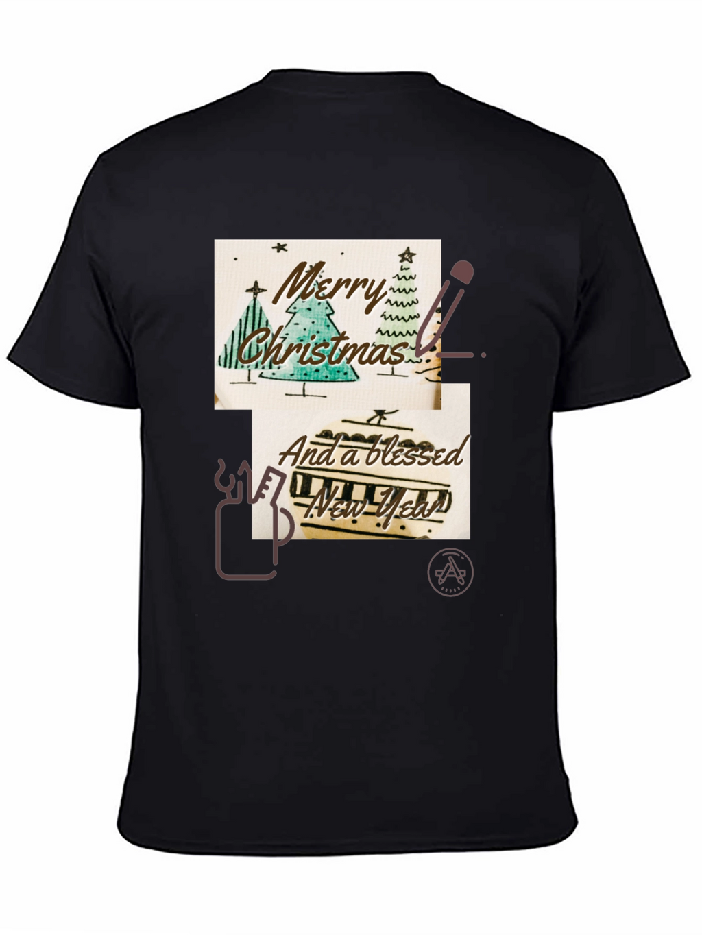 Merry Christmas & Happy New Year Graphic Tee