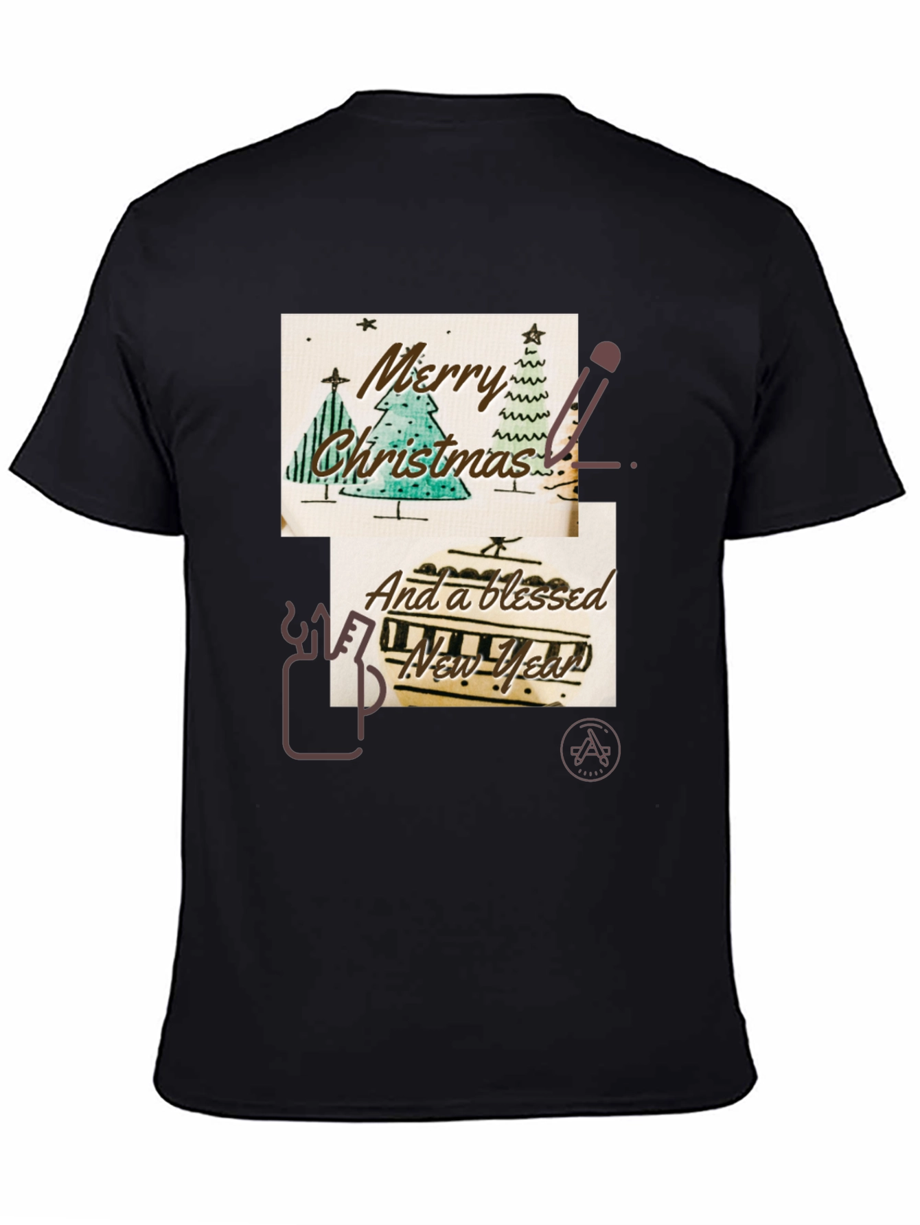 Merry Christmas & Happy New Year Graphic Tee