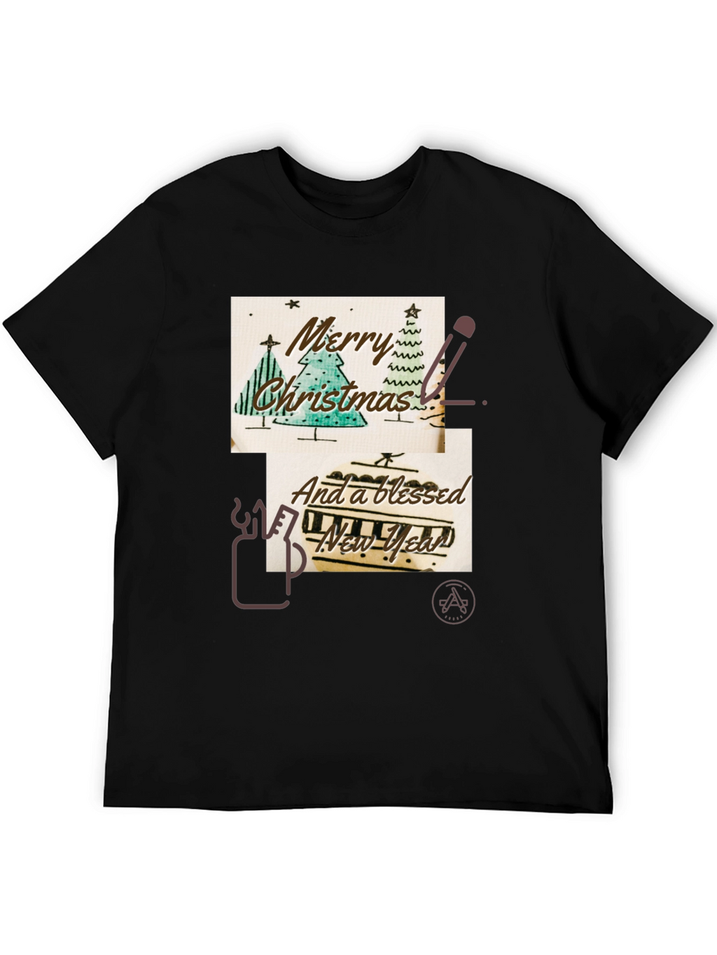 Merry Christmas & Happy New Year Graphic Tee