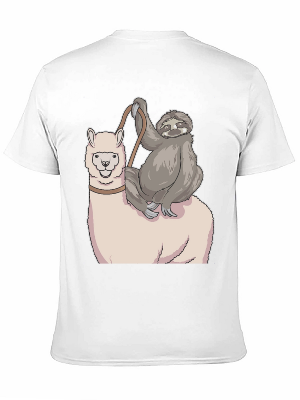 Sloth Riding Llama Graphic Tee