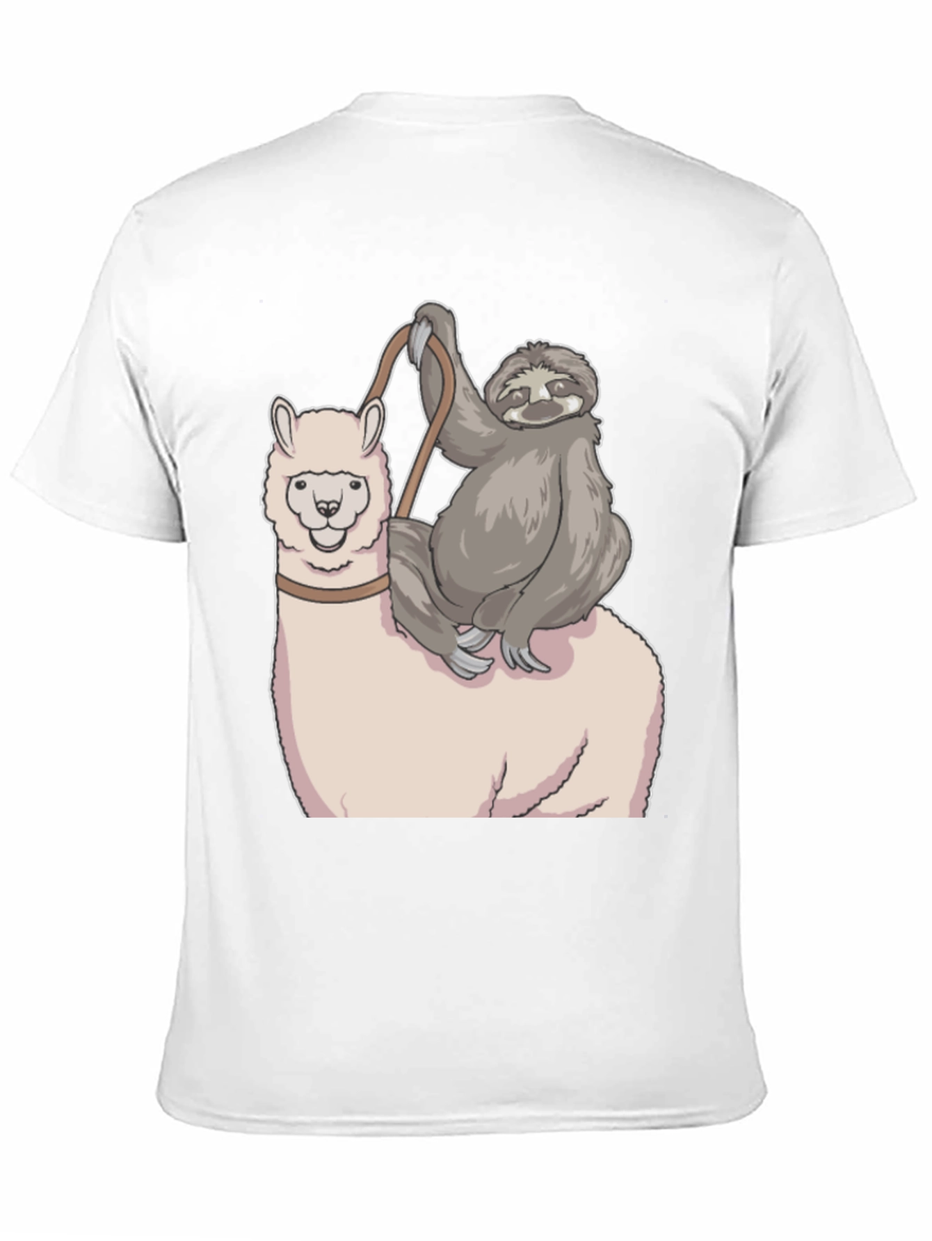 Sloth Riding Llama Graphic Tee