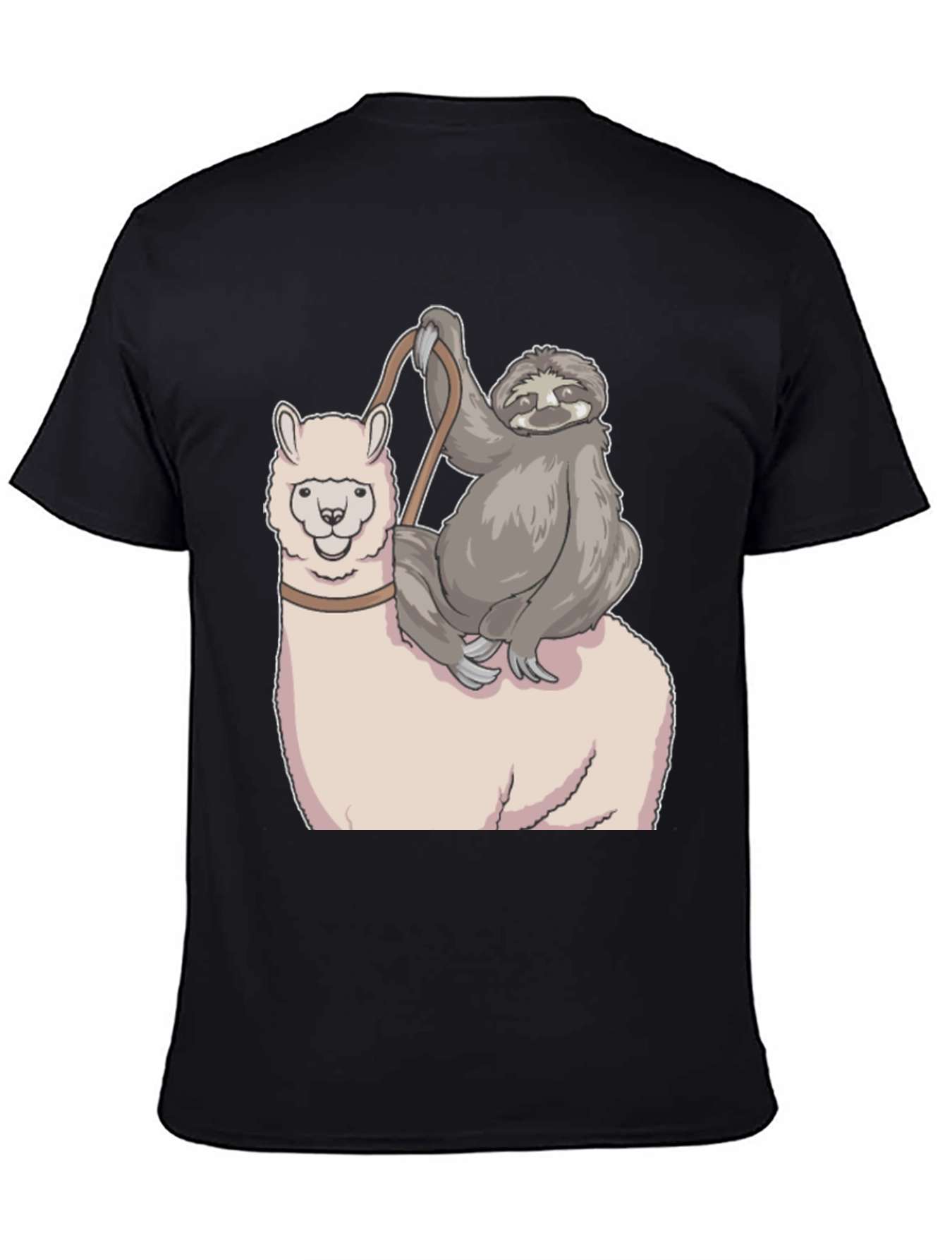 Sloth Riding Llama Graphic Tee