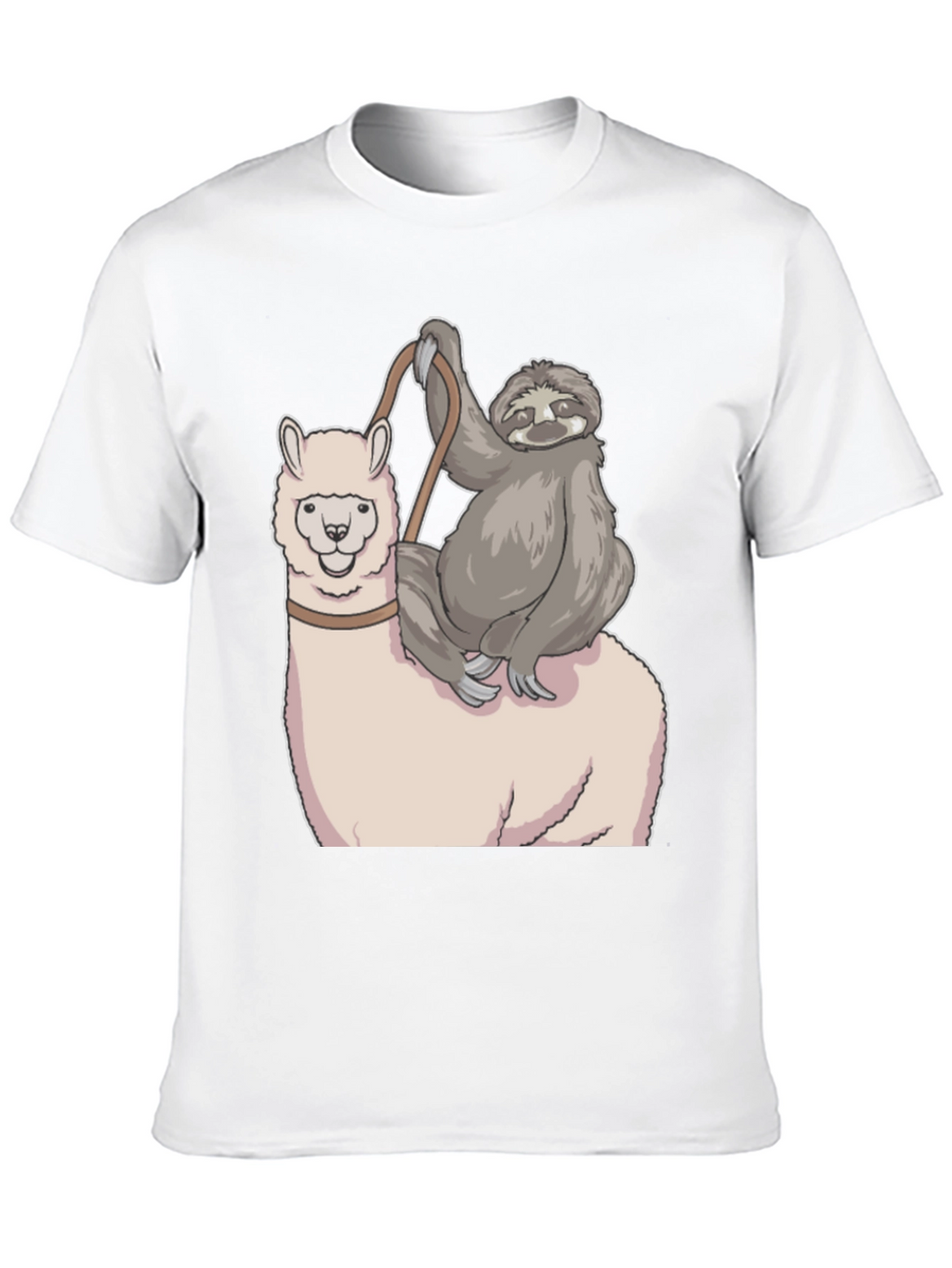 Sloth Riding Llama Graphic Tee
