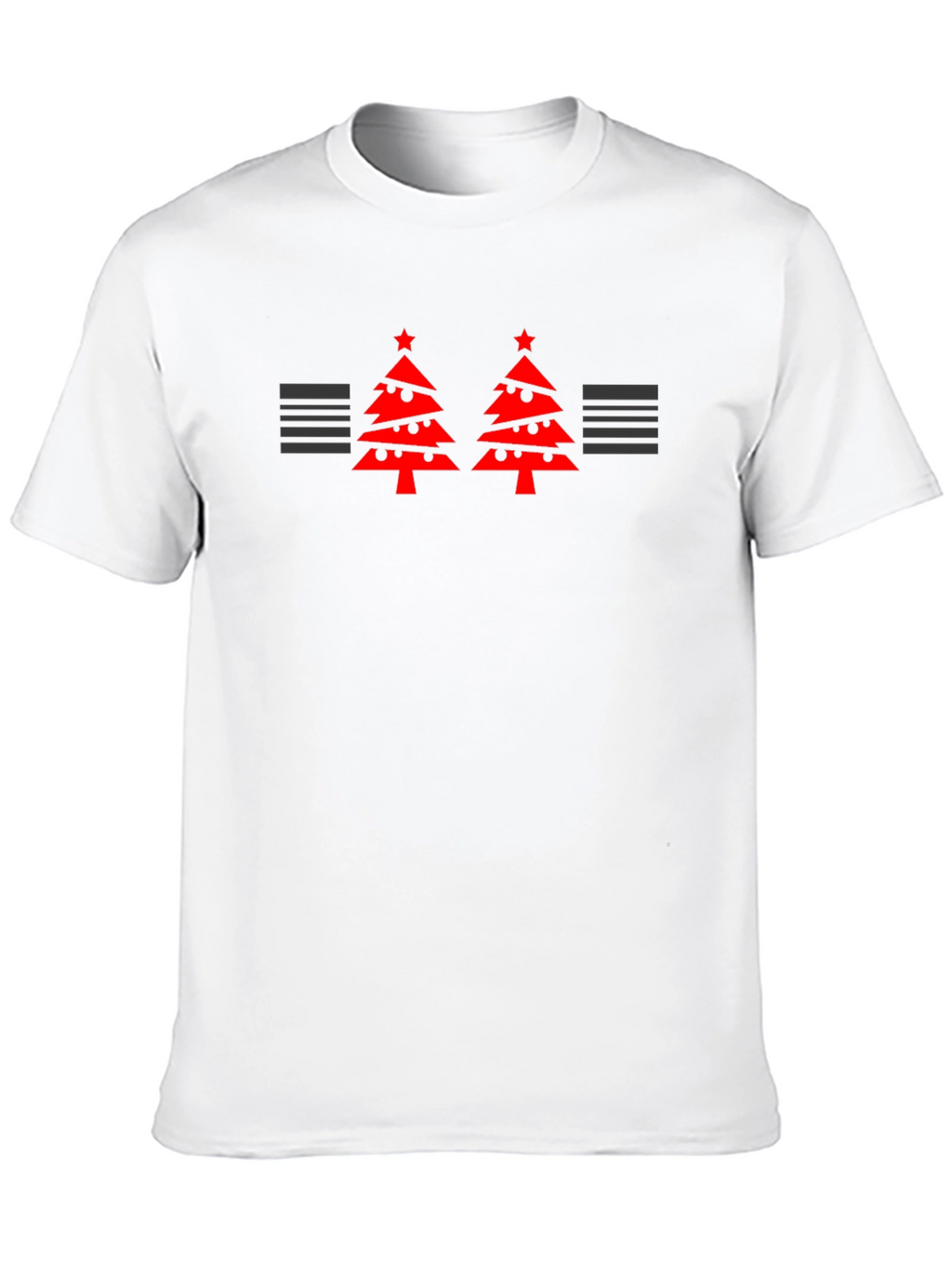 Festive Two Tree Black T-Shirt