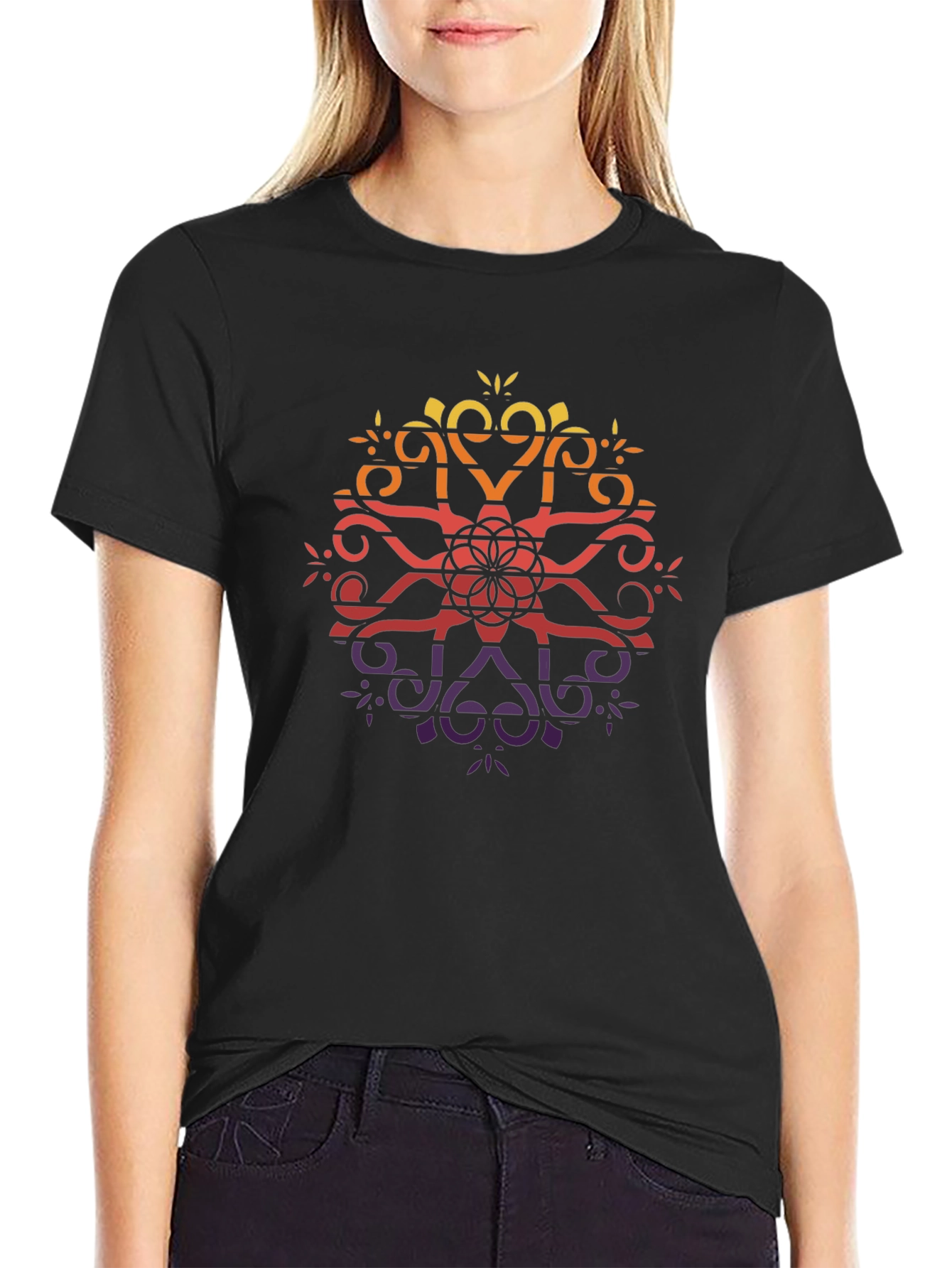 Mandala Gradient T-Shirt