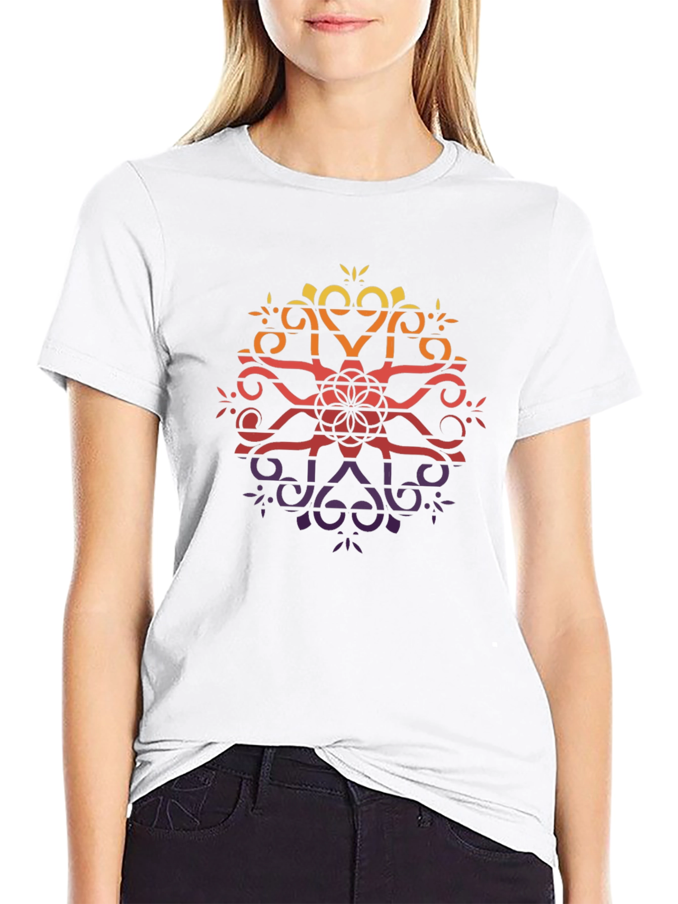 Mandala Gradient T-Shirt