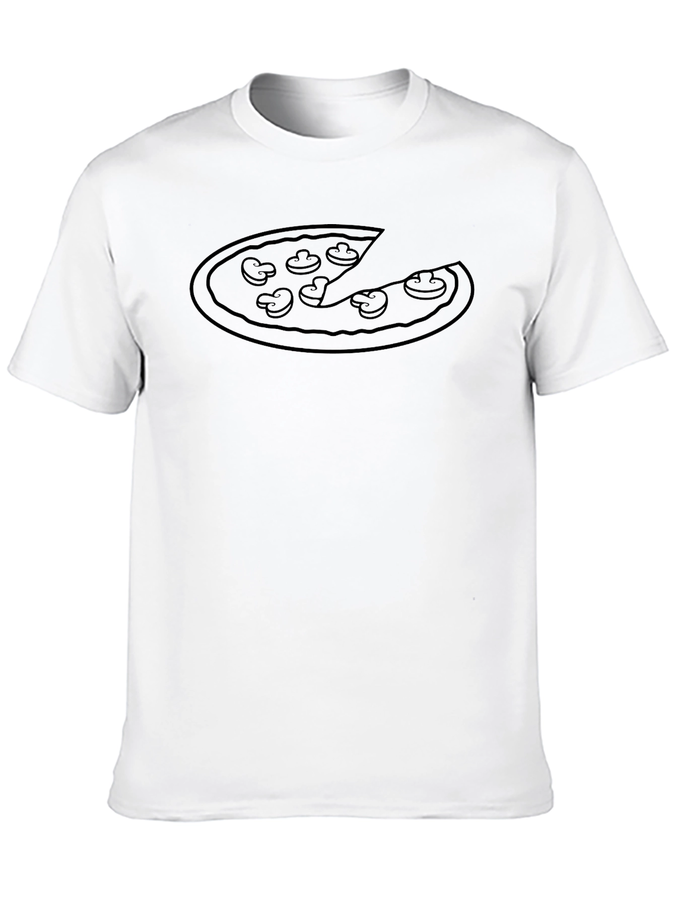 Pizza Graphic Tee - Casual Style