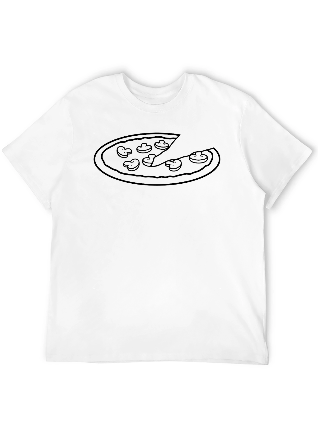 Pizza Graphic Tee - Casual Style