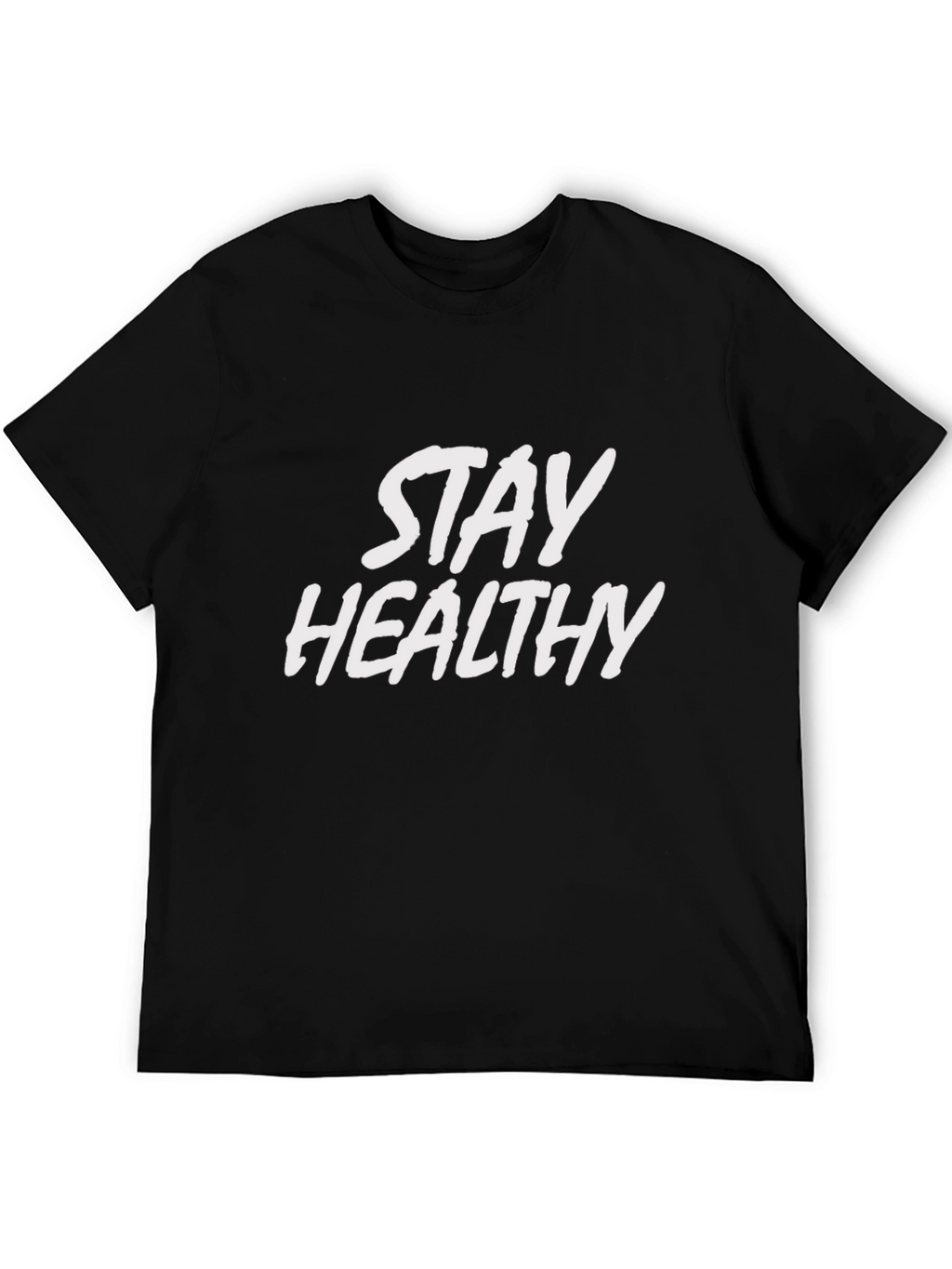 Stay Healthy Graphic Tee - Classic Black