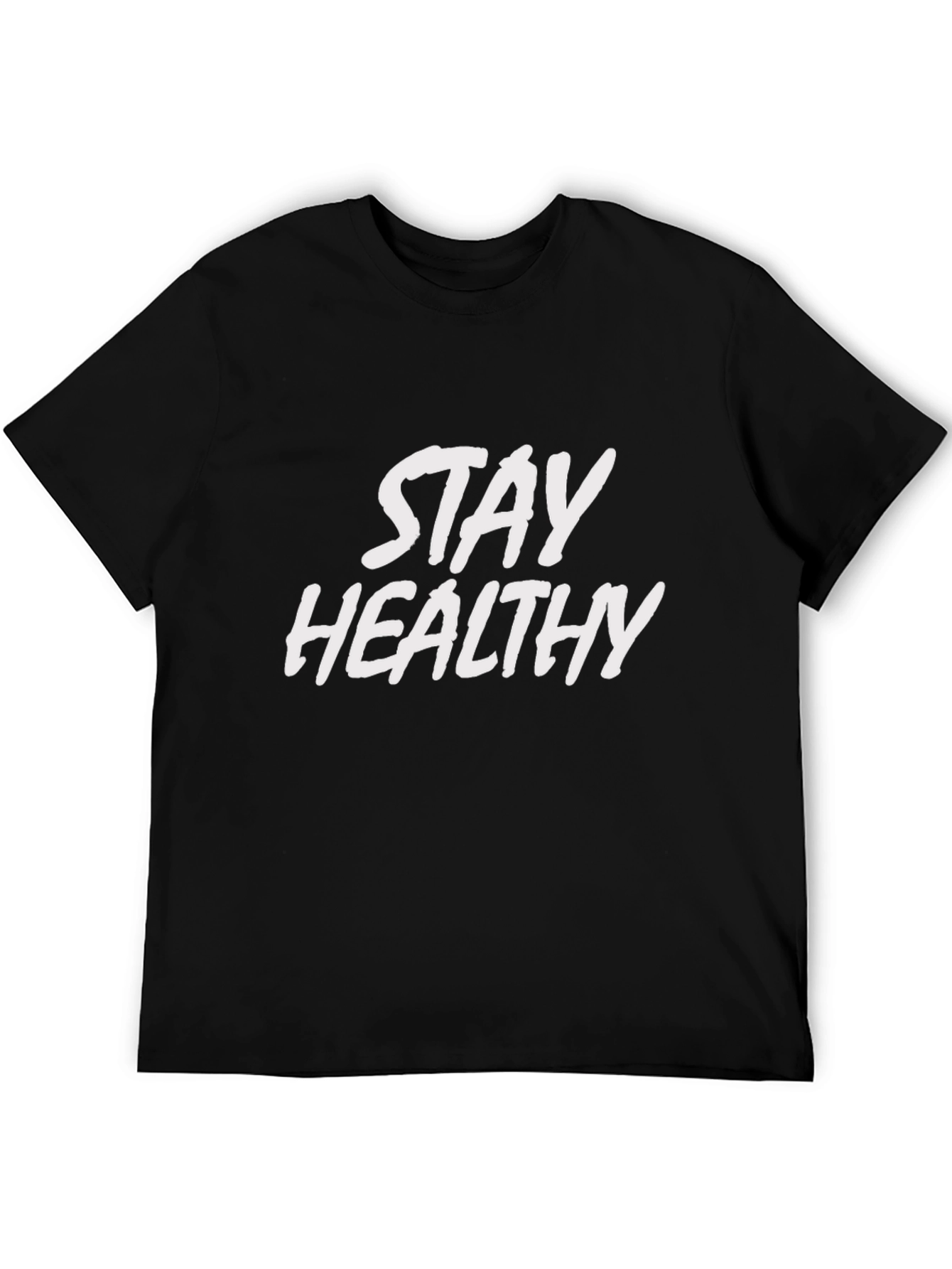Stay Healthy Graphic Tee - Classic Black