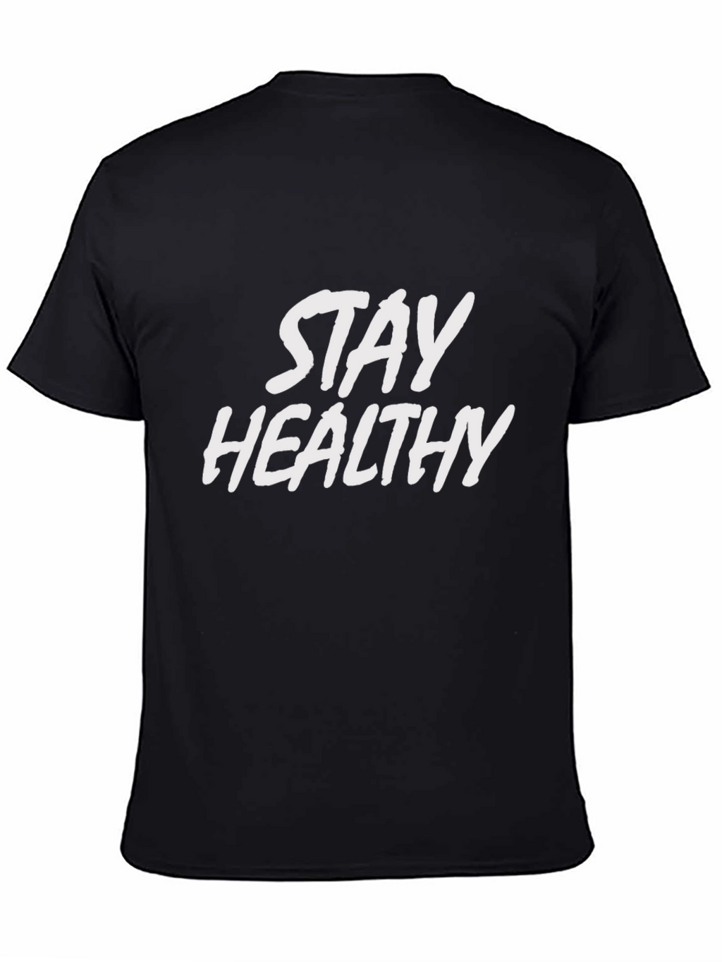 Stay Healthy Graphic Tee - Classic Black