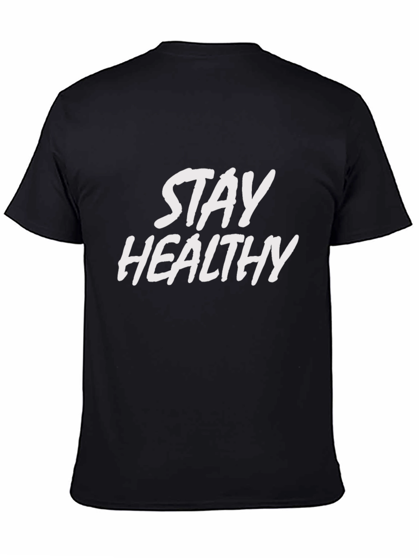 Stay Healthy Graphic Tee - Classic Black
