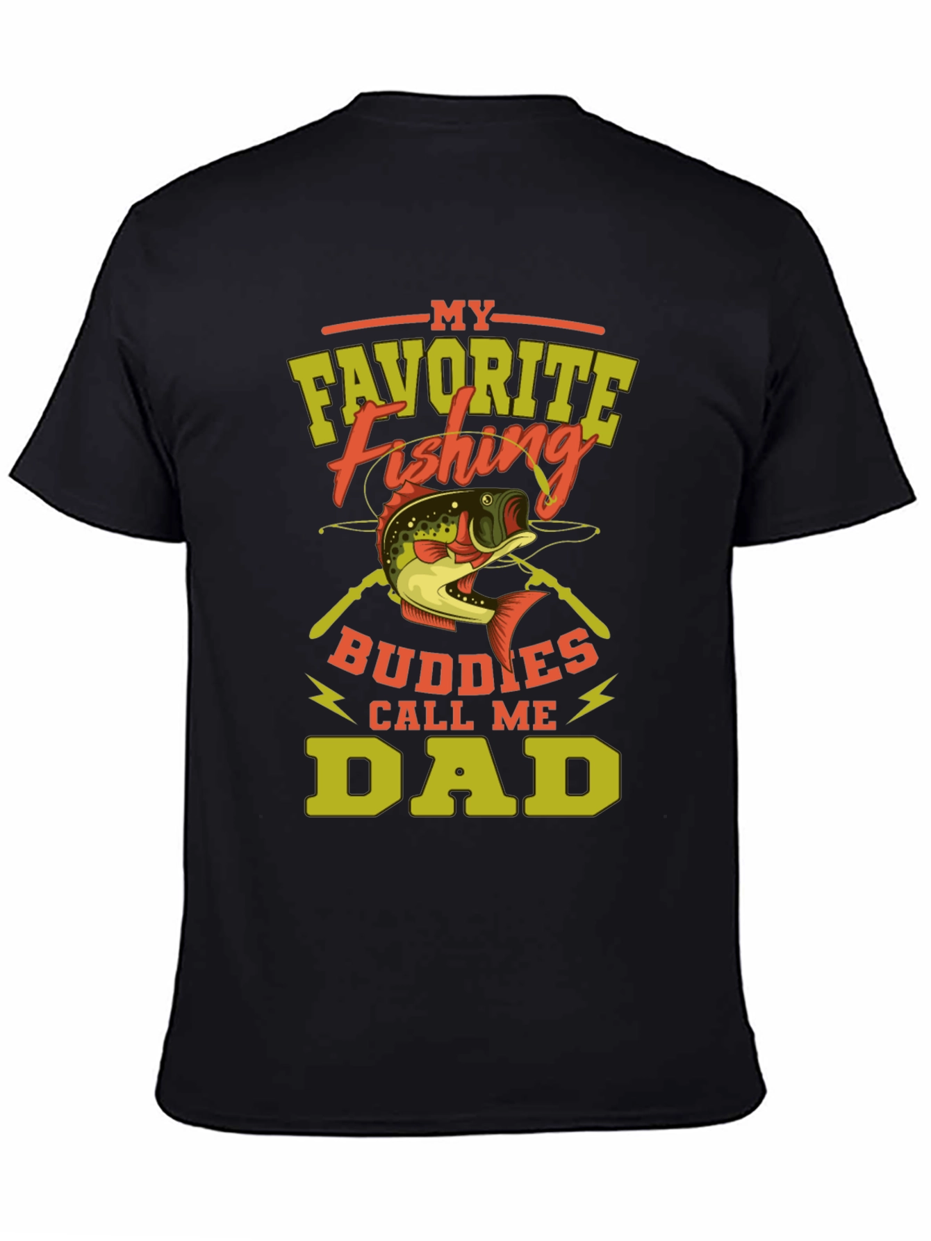 Fishing Dad T-Shirt - Favorite Fishing Buddies Call Me Dad