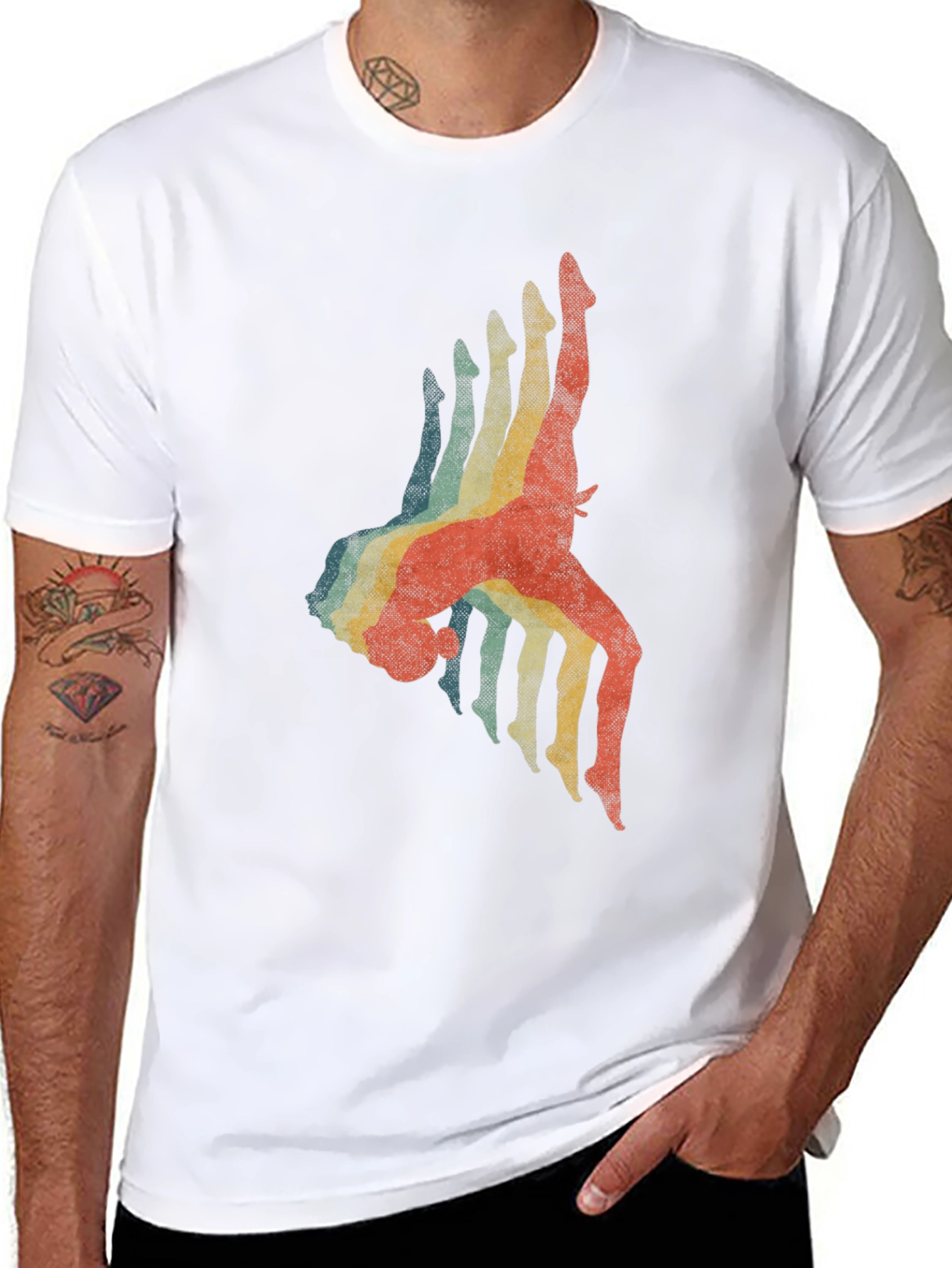 Retro Gymnastics Silhouette Tee