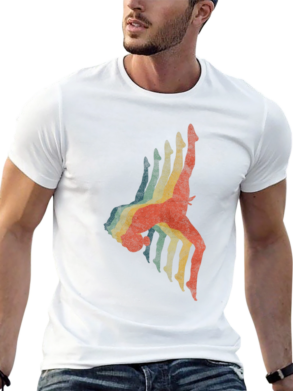 Retro Gymnastics Silhouette Tee