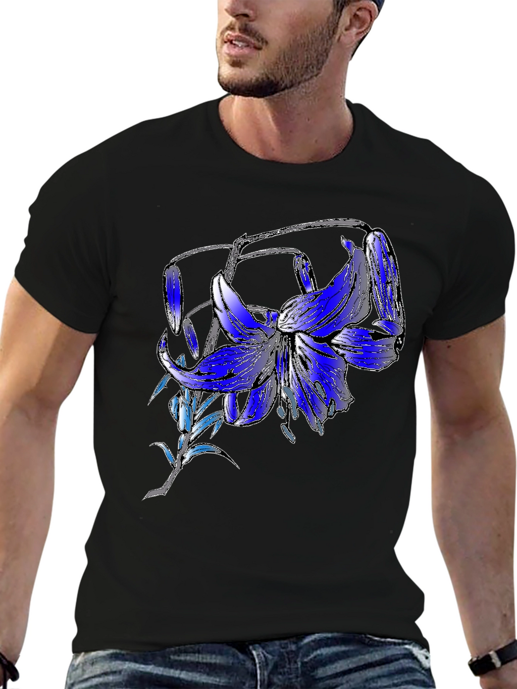 Floral Print T-Shirt - Stylish Casual Wear