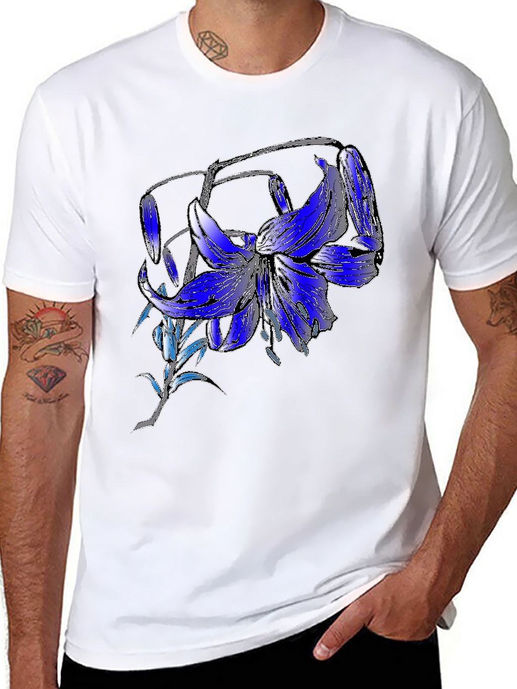 Floral Print T-Shirt - Stylish Casual Wear