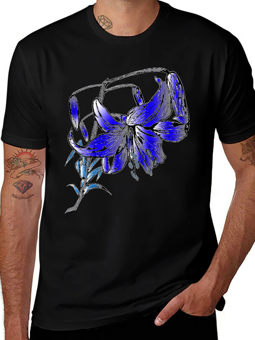 Floral Print T-Shirt - Stylish Casual Wear