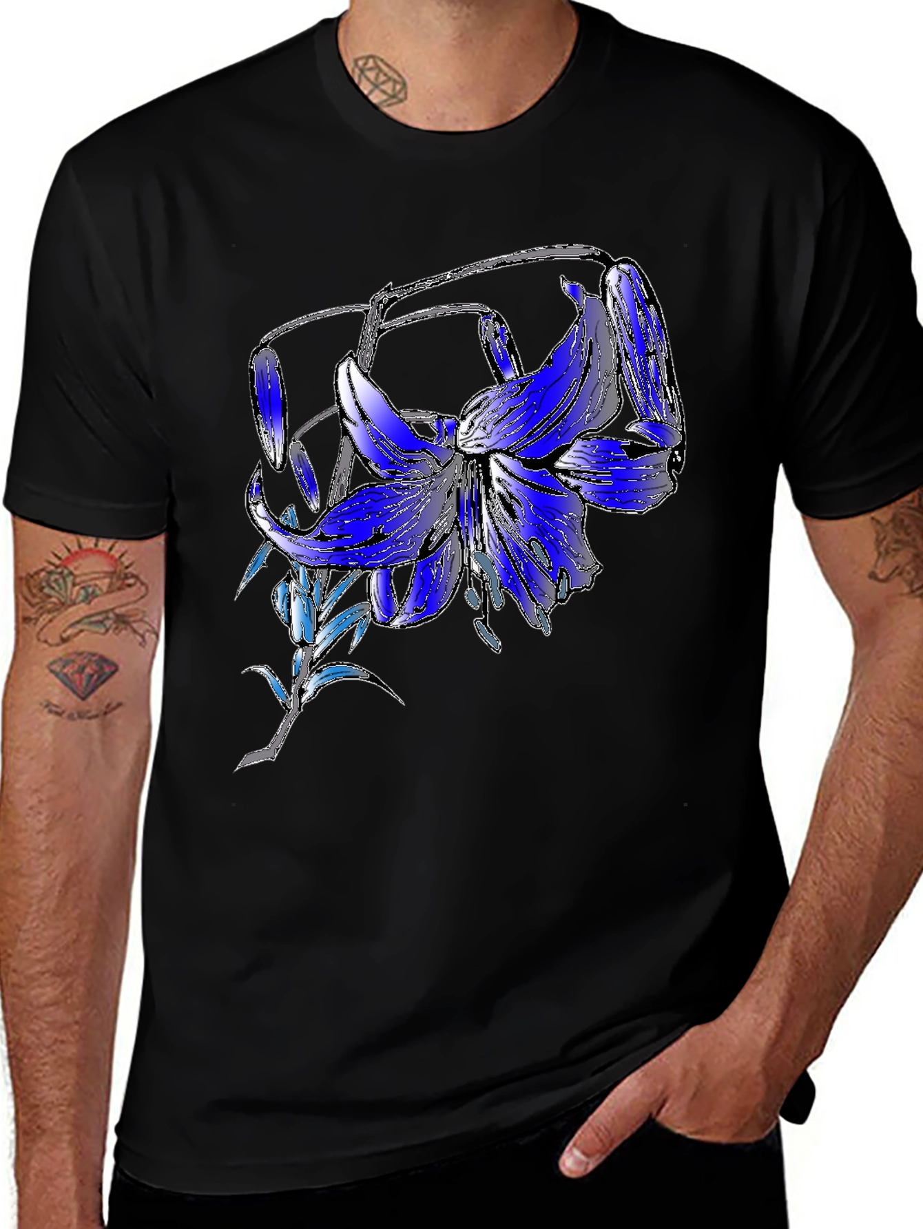 Floral Print T-Shirt - Stylish Casual Wear