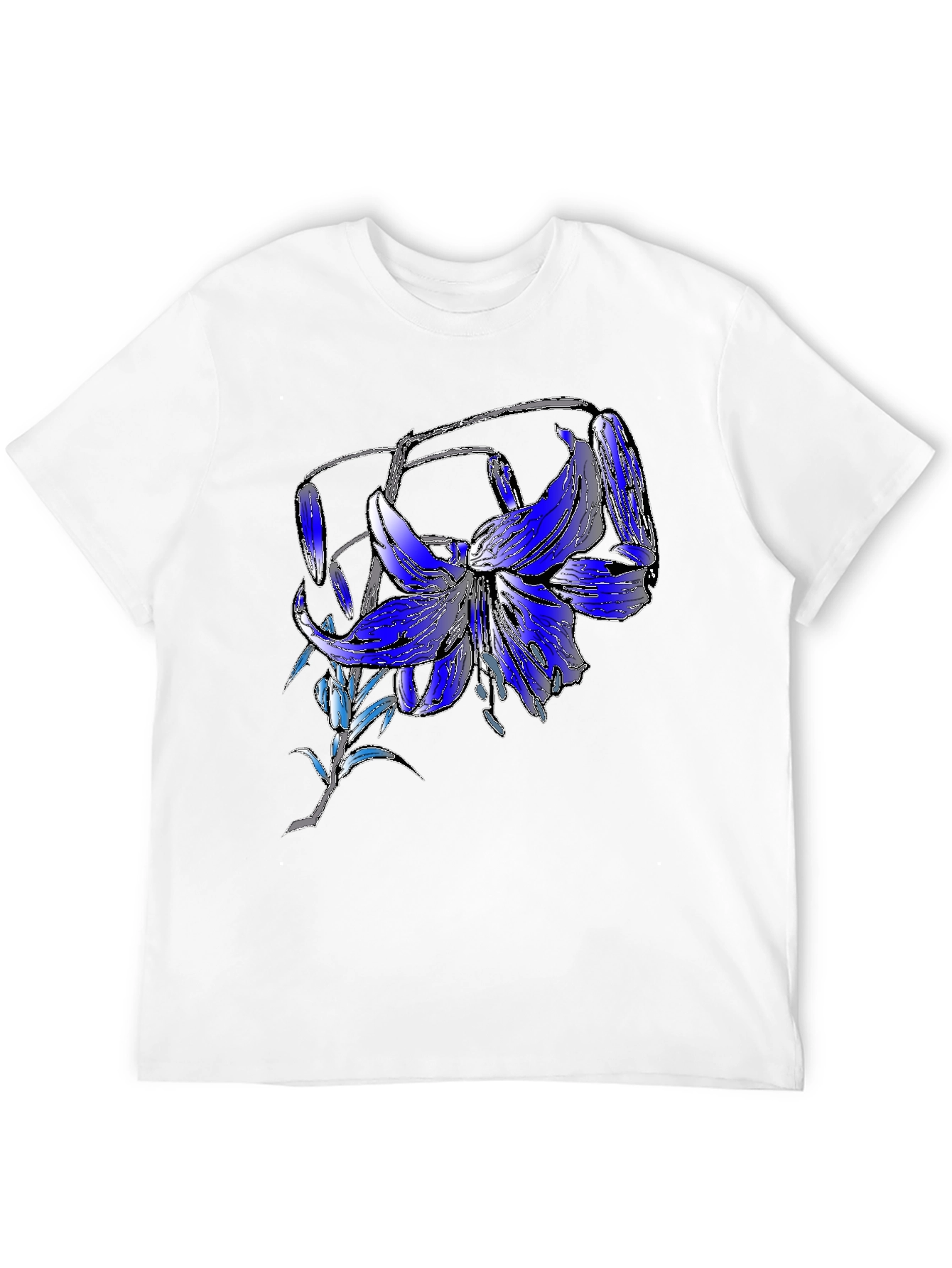 Floral Print T-Shirt - Stylish Casual Wear