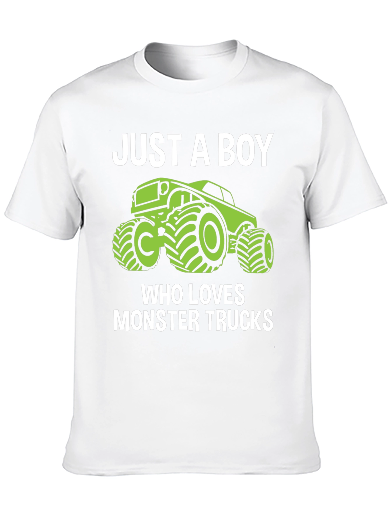 Just A Boy Who Loves Monster Trucks T-Shirt