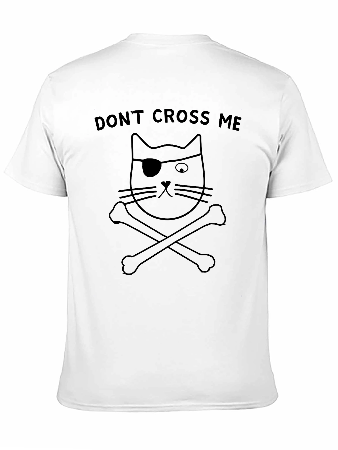 Dont Cross Me Pirate Cat T-Shirt