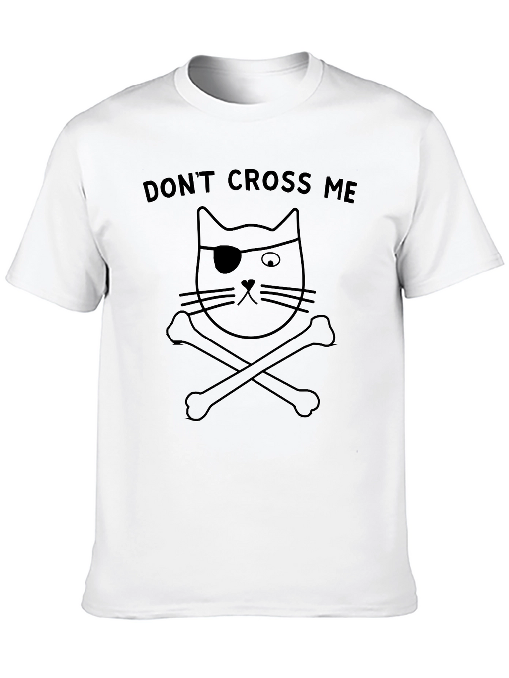 Dont Cross Me Pirate Cat T-Shirt