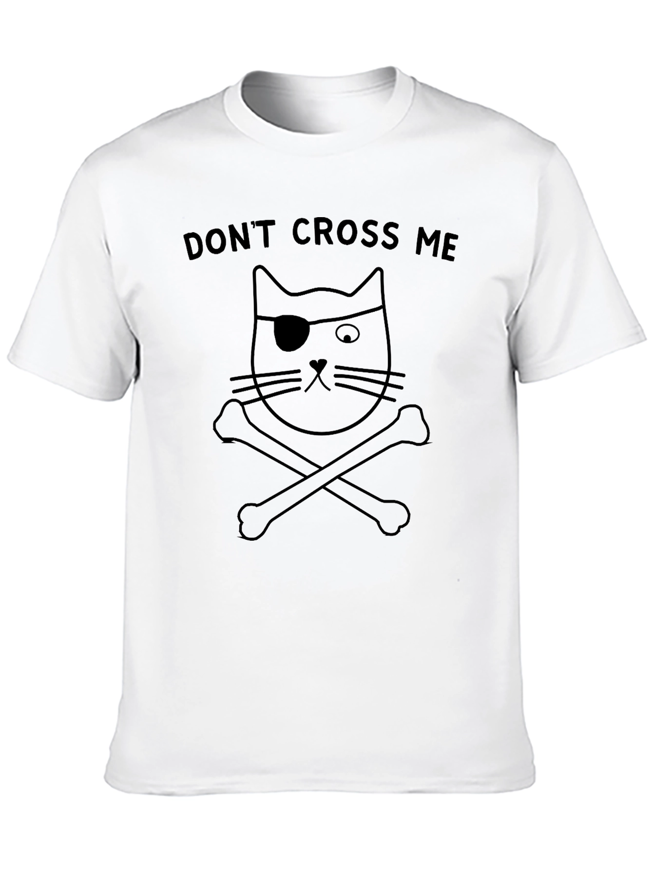 Dont Cross Me Pirate Cat T-Shirt