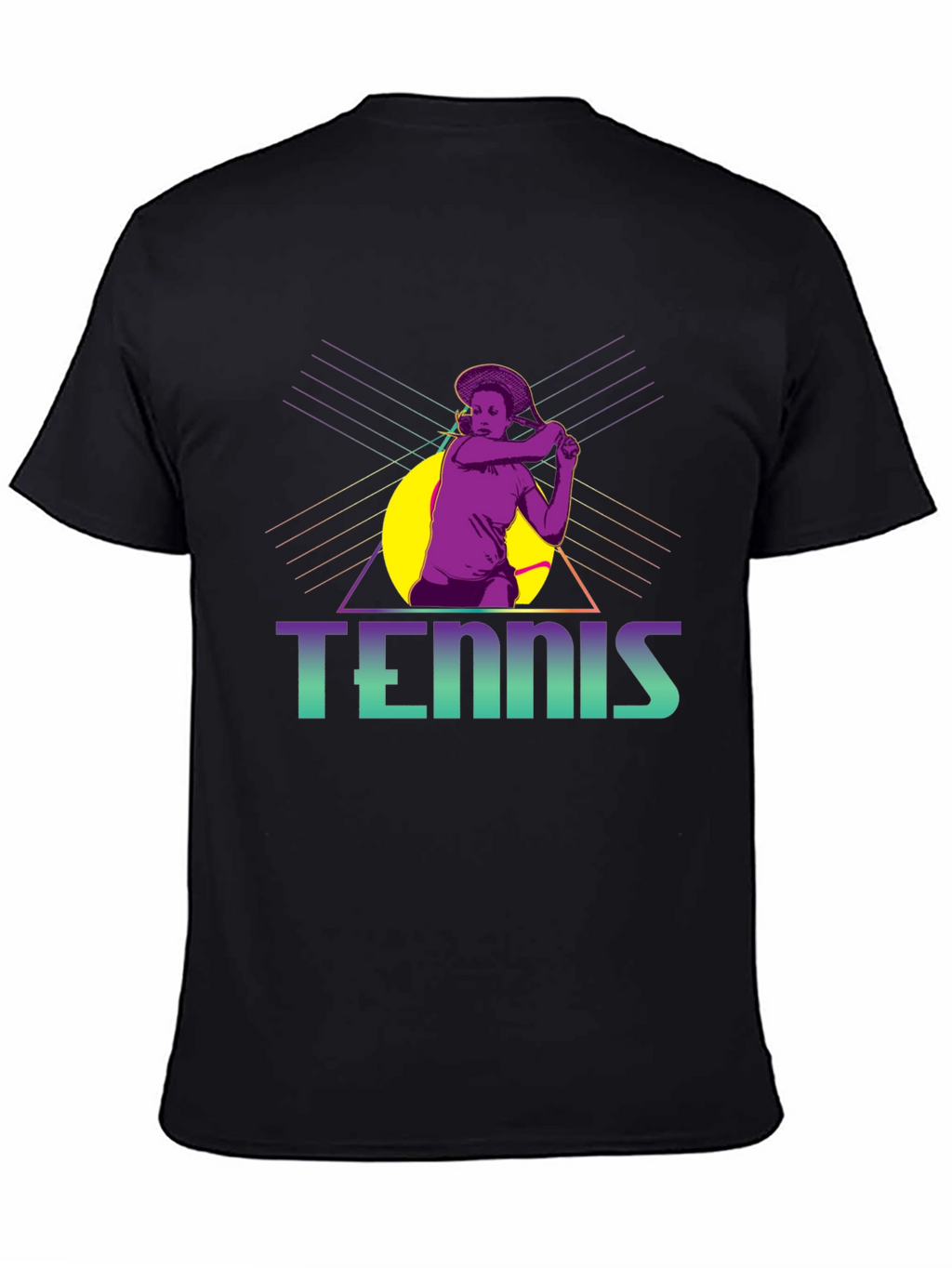 Retro Tennis Player Graphic Tee