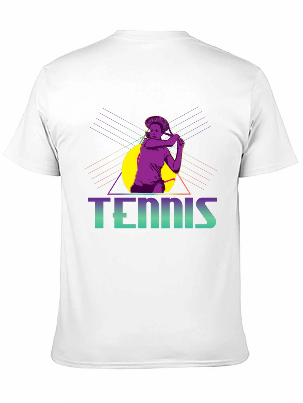 Retro Tennis Player Graphic Tee