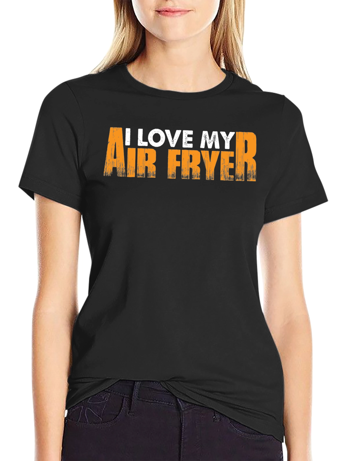 I Love My Air Fryer T-Shirt - Black