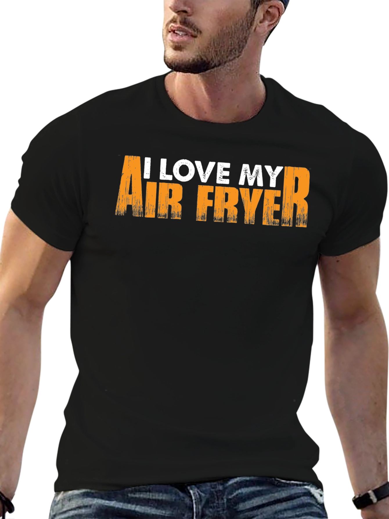 I Love My Air Fryer T-Shirt - Black