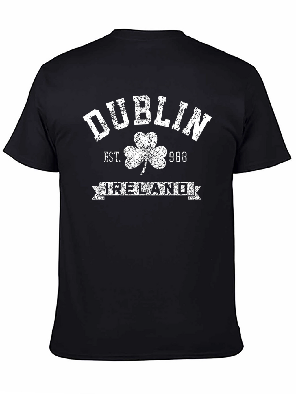 Dublin Ireland Black Graphic T-Shirt