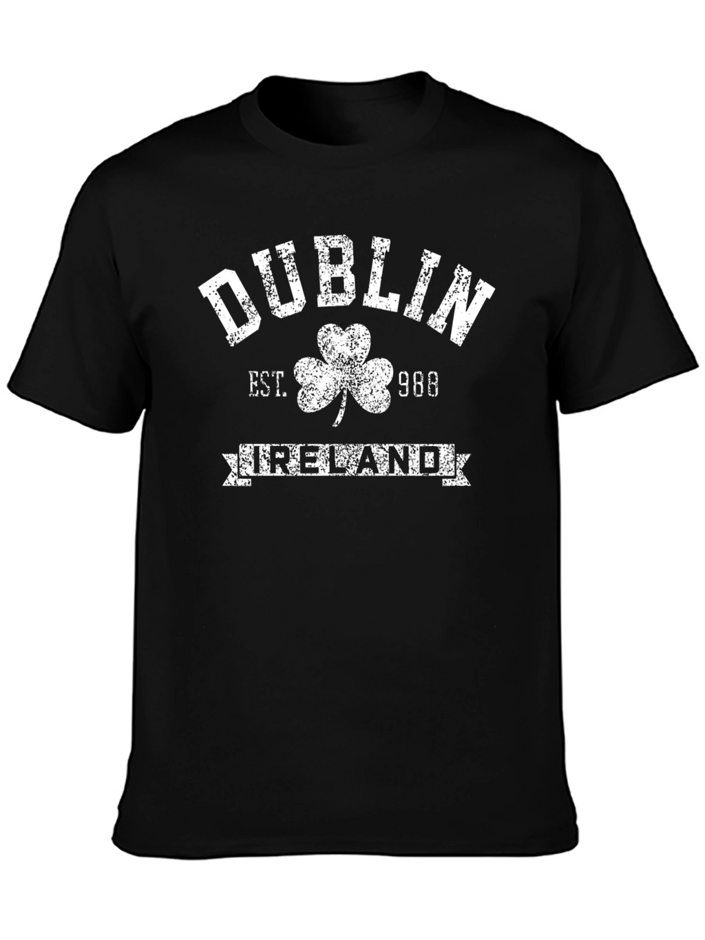 Dublin Ireland Black Graphic T-Shirt