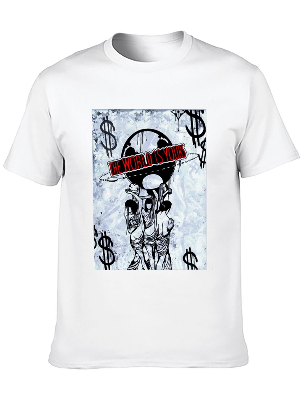 The World Is Yours Graphic Tee - Black