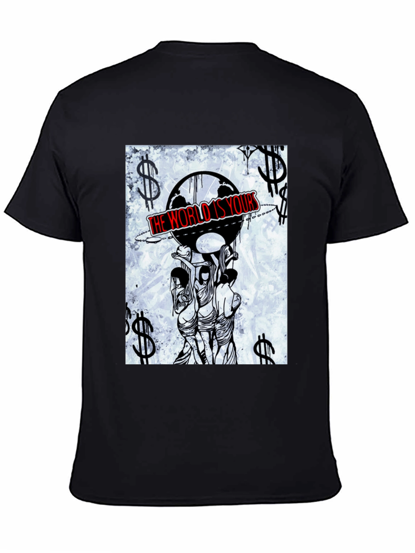 The World Is Yours Graphic Tee - Black