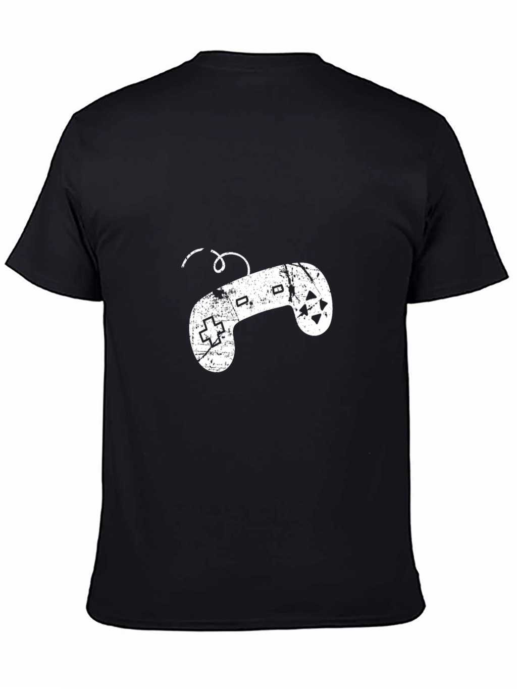 Gaming Controller Graphic T-Shirt - Black Cotton Tee