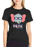 Pride Elephant T-Shirt - Transgender Pride