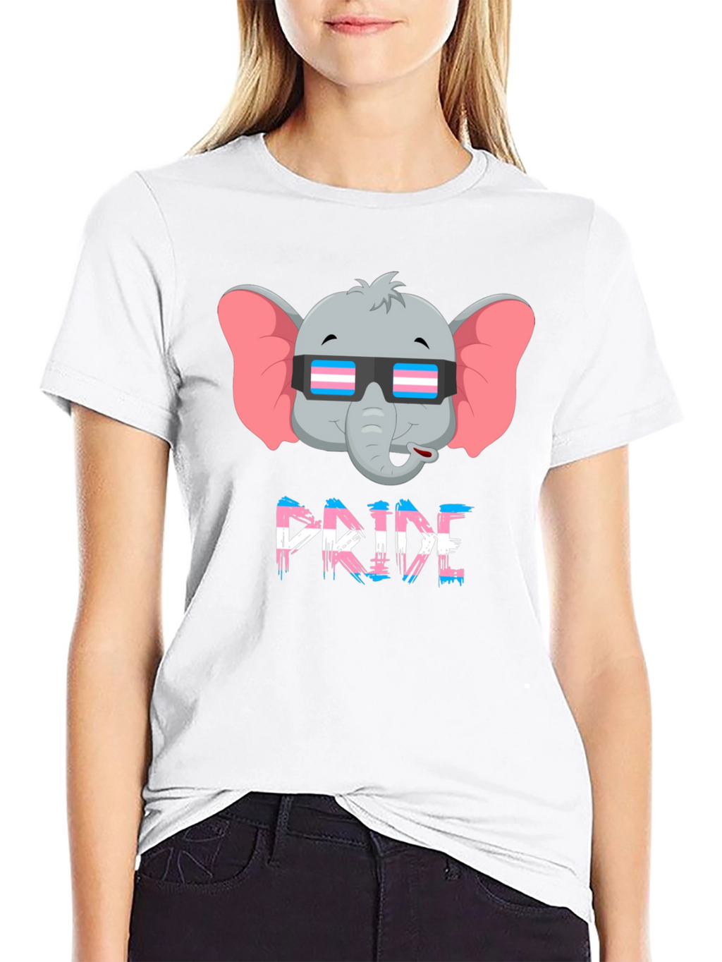 Pride Elephant T-Shirt - Transgender Pride