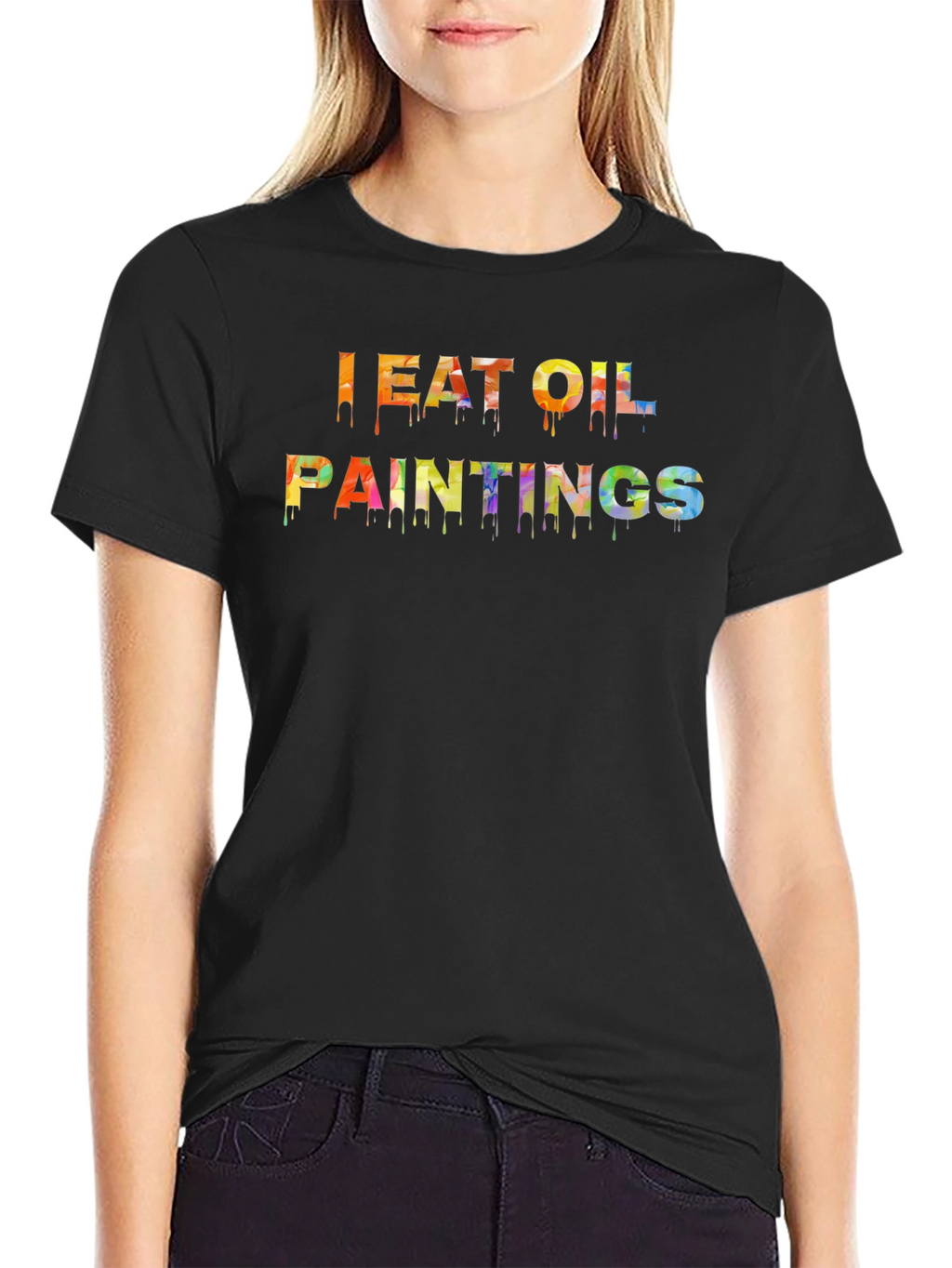 I Eat Oil Paintings Graphic Tee