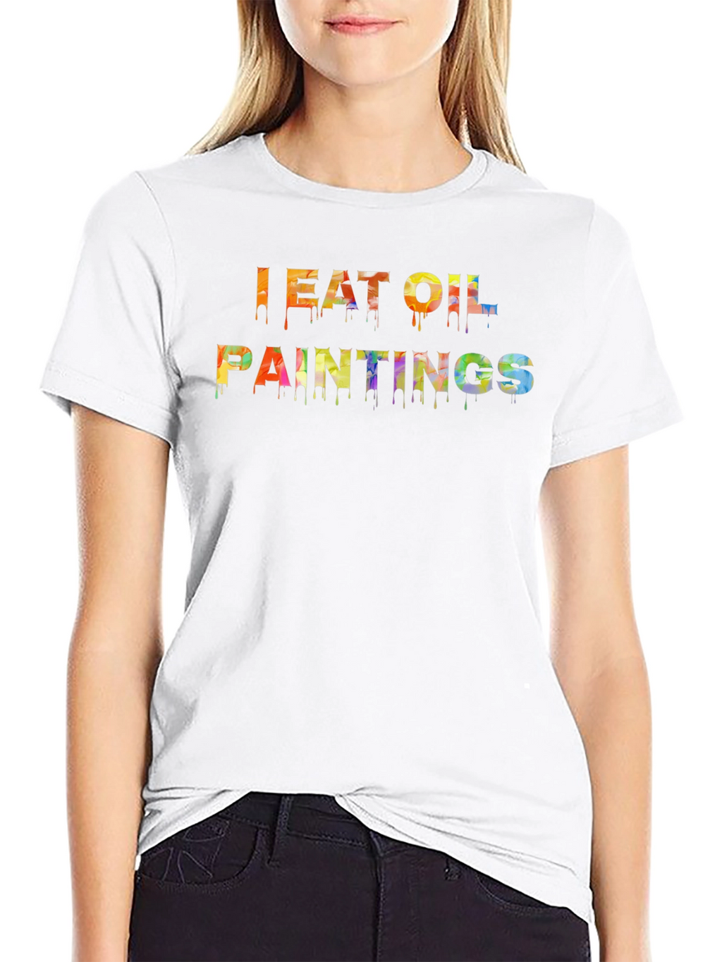 I Eat Oil Paintings Graphic Tee