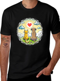 Cat & Dog Love Graphic Tee