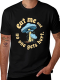 Eat Me Mushroom Graphic T-Shirt