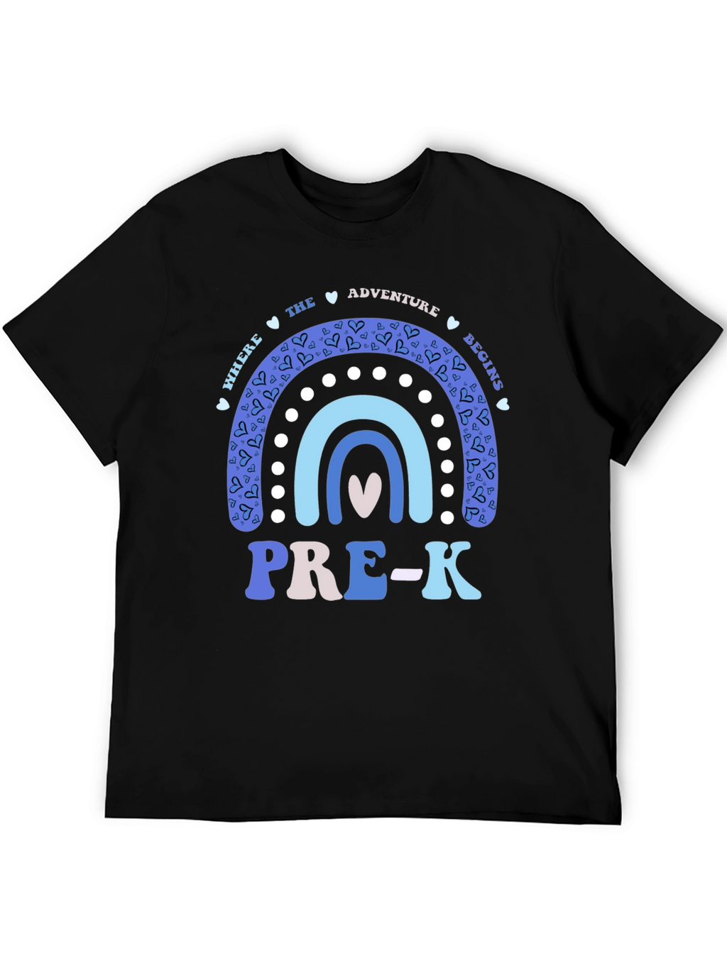 Pre-K Teacher Rainbow Graphic T-Shirt