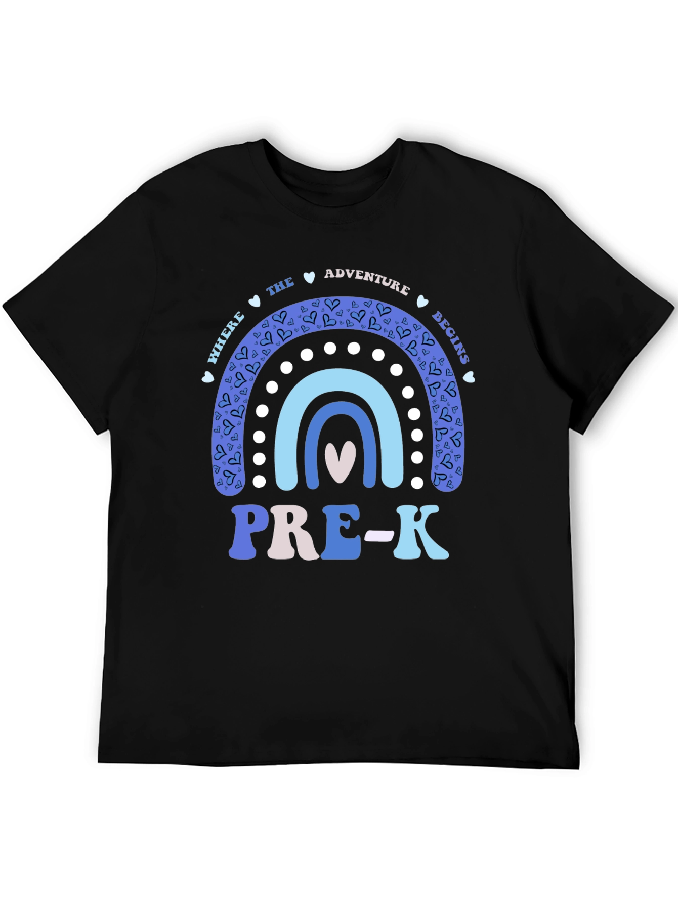 Pre-K Teacher Rainbow Graphic T-Shirt