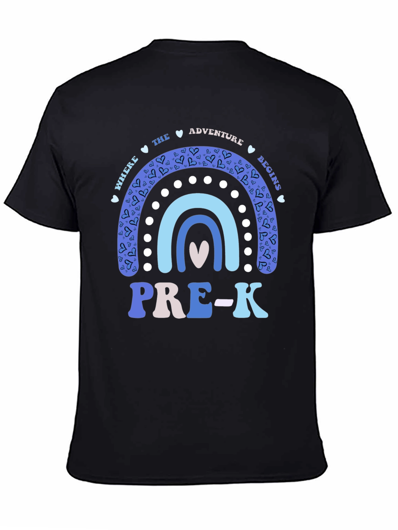 Pre-K Teacher Rainbow Graphic T-Shirt