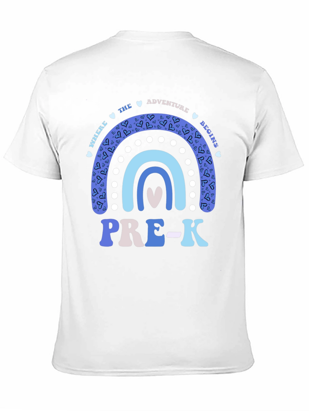 Pre-K Teacher Rainbow Graphic T-Shirt